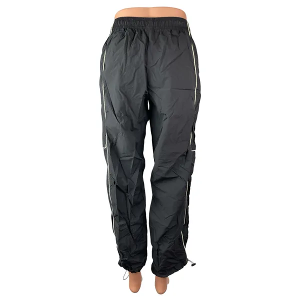 Urban Outfitters BDG Black Cargo Parachute Athletic Activewear Trousers Pants XS - Image 4