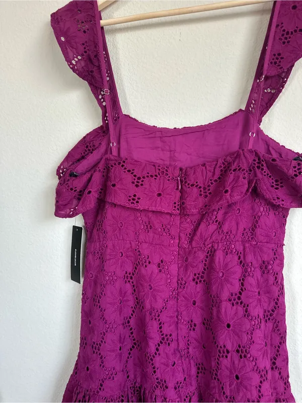 NWT Lulus Biscay Eyelet Ruffle Dress - Image 6