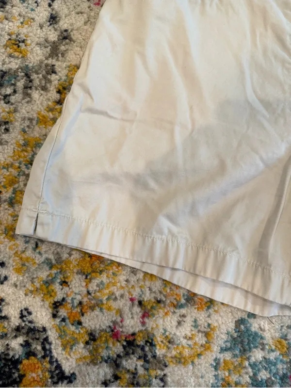 Ann Taylor Cream Cotton Bermuda Shorts - Image 4