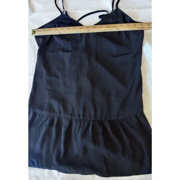Abercrombie & Fitch Black Drop Waist Dress in Women’s Small, Tie Back , Mini - Image 5