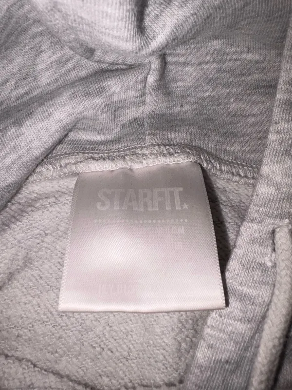 Starfit Boutique Lightning Bolt Sweatshirt Gray - Image 5