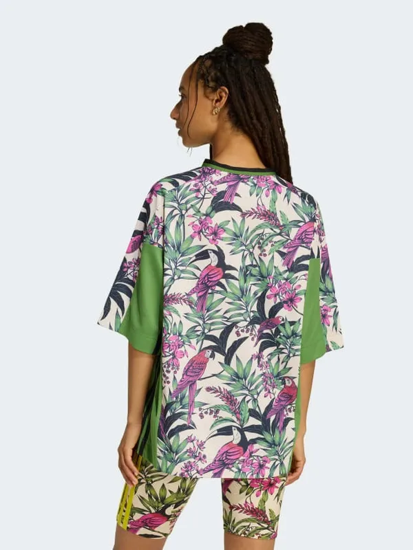 Farm Rio X Adidas Premium T-Shirt XS NWT - Image 5