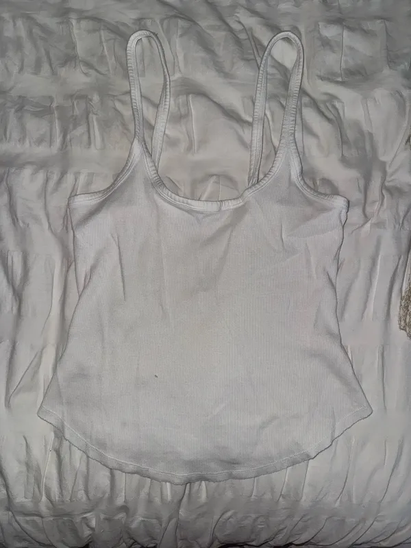 Free People White Tank Step One Small - Image 2