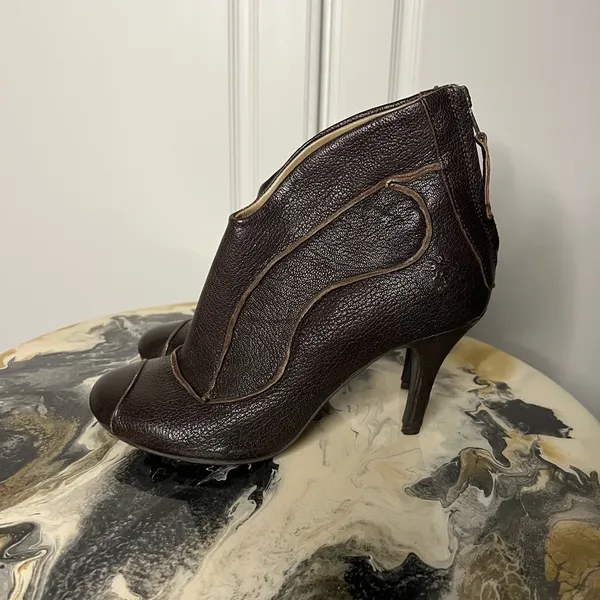 Fly London Leather Ankle Boots Made in Portugal EU 39 US 8 Y2K - Image 2