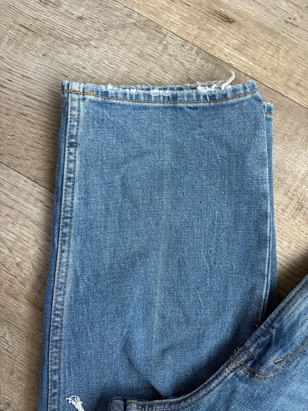 Abercrombie & Fitch The Ankle Straight Ultra High Rise Curve Love Jeans Sz 29/8L - Image 3
