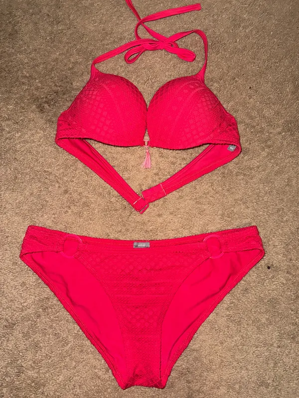 Aerie Bikini Set Hot Pink - Image 2