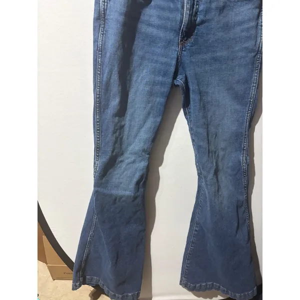 Wrangler Women Blue Denim Flare Bell Bottom Jeans‎ 28 x 34 - Image 3