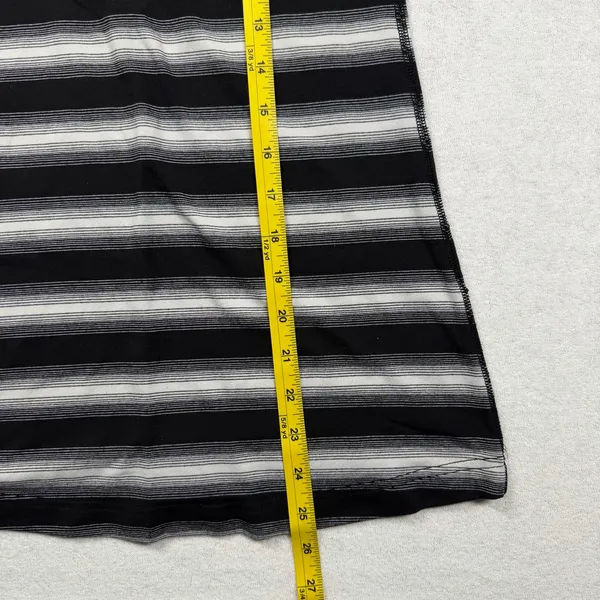 Lululemon Cool Racerback Tank Women’s Size 2 XS Black White Striped Yoga - Image 5