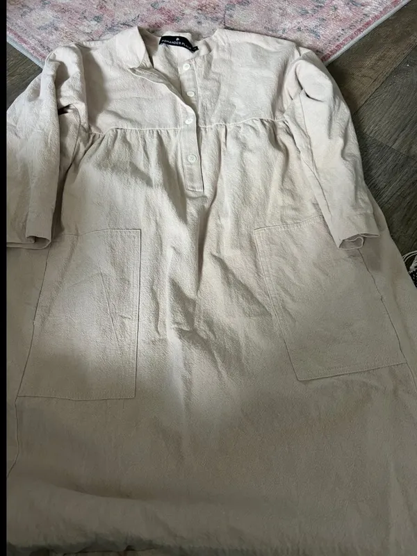 Pomander Place by Tuckernuck Fallon Babydoll Shirt Dress‎ sz XS - Image 7