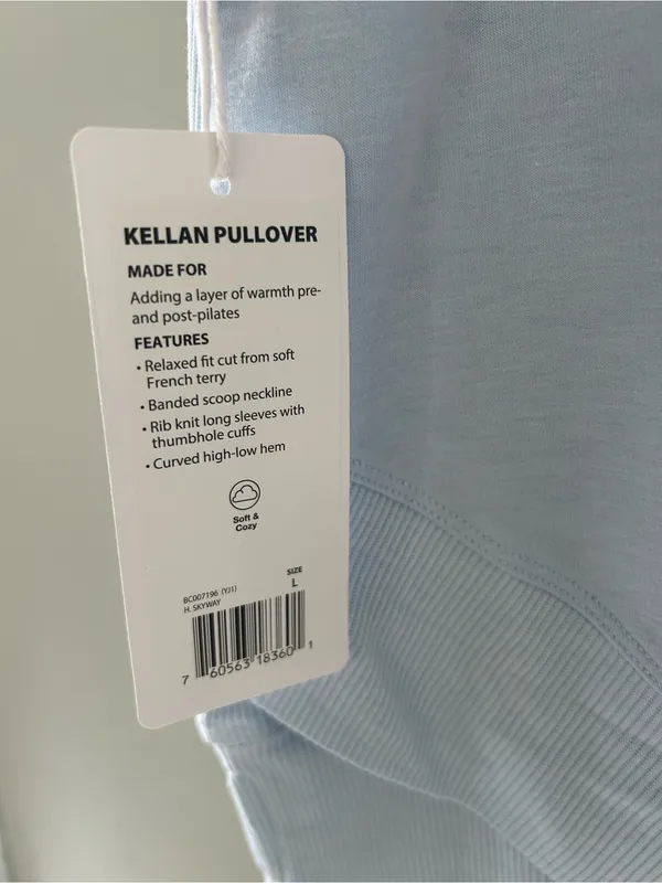 Balance Collection Light Blue Crewneck Sweatshirt large - Image 3