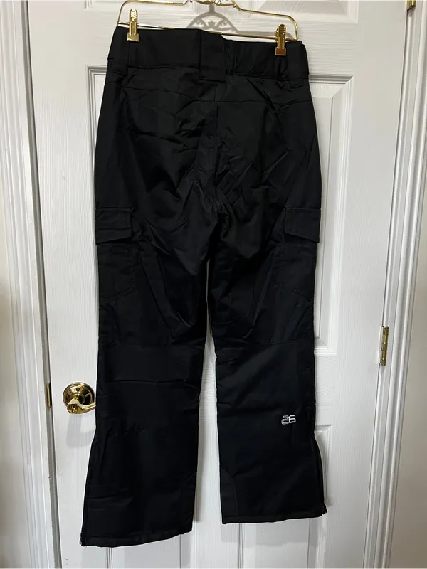 Arctix Ski Snow Cargo Pants Women's Small Black Ankle Zip Insulated Snowboarding - Image 2