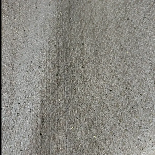 NWT Mango sequin knitted mini dress in light beige size‎ 6 - Image 6