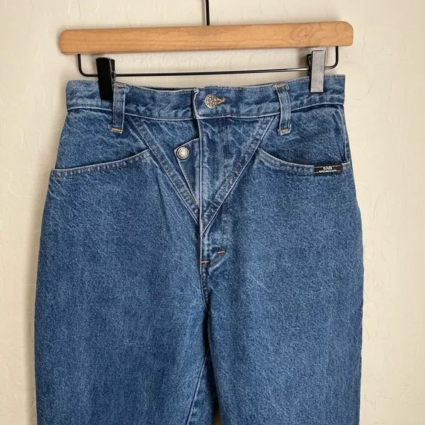 Ozark Mountain Vintage High Waisted Western Southwestern Bareback Denim Jeans - Image 6