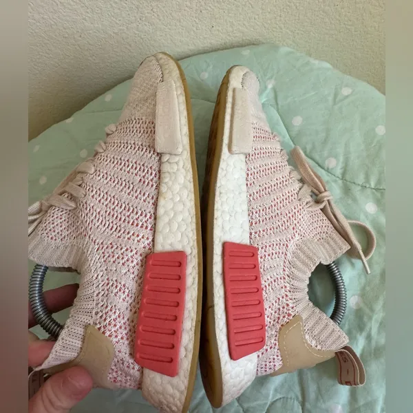 Adidas NMD_R1 STLT Primeknit 'Linen' CQ2030 Women’s Size 6.5 - Image 5