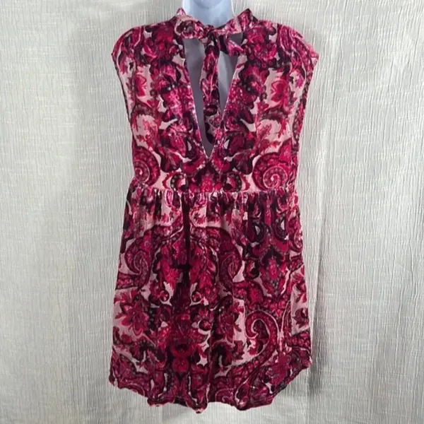 Free People NWT All The Time Velvet Mini Dress - Size S - Image 3