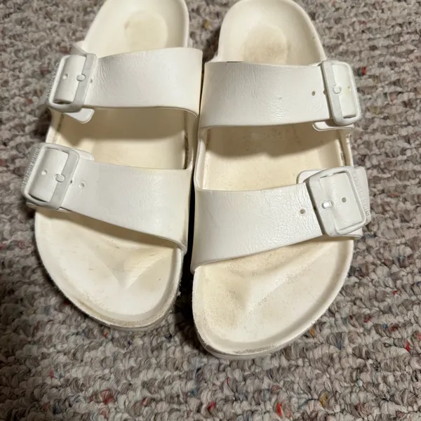 Birkenstock Women's Arizona EVA Sandal in White- Size 39 (8/8.5) - Image 8