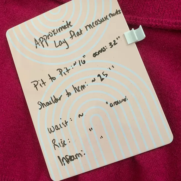 White House Black Market Fuchsia Pink Cowl Neck Pullover Knit Sweater - Image 5