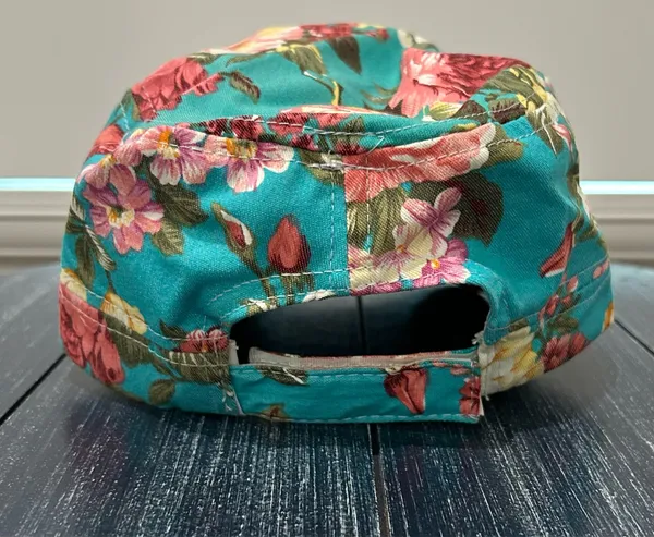 Floral Field Hat Blue - Image 3