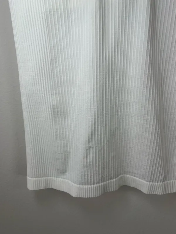 Lululemon Ebb to Street Tank Top White Ribbed Built In Bra Racerback Athletic 8 - Image 10