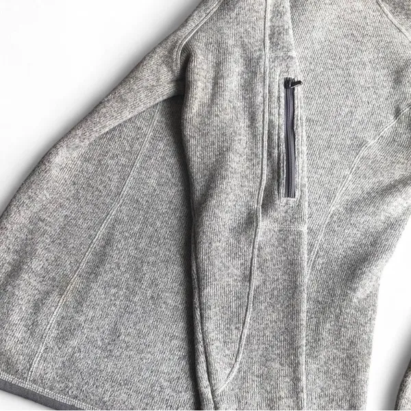Patagonia Women's Better Sweater 1/4 Zip Fleece Gray Size XS - Image 5