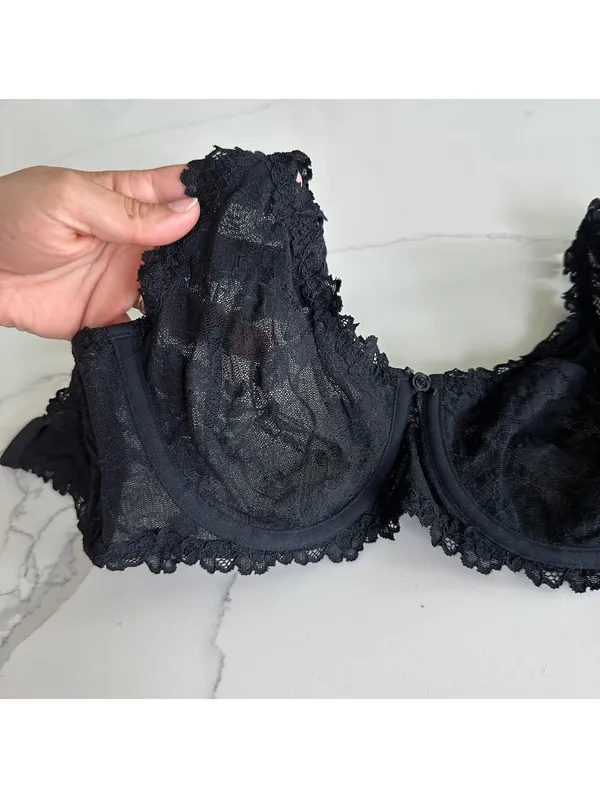 Skims Stretch Lace  Unlined Full Coverage Bra Size 34B NEW - Image 3