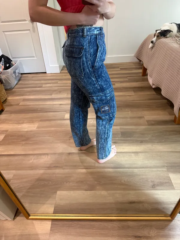 Vintage Jeans Blue Size 28 - Image 4