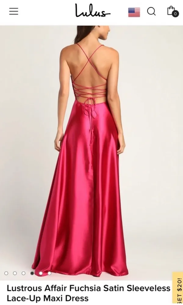 Lulus Prom Dress Pink - Image 5