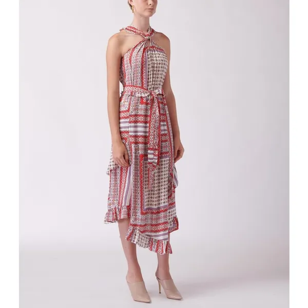 Derek Lam 10 Crosby Dasha Halter Size‎ 4 Red - Image 7