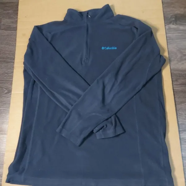 Columbia Blue Zip Front Jacket - Image 2