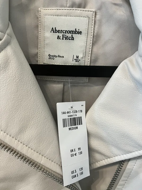 Abercrombie Leather Jacket - Image 2