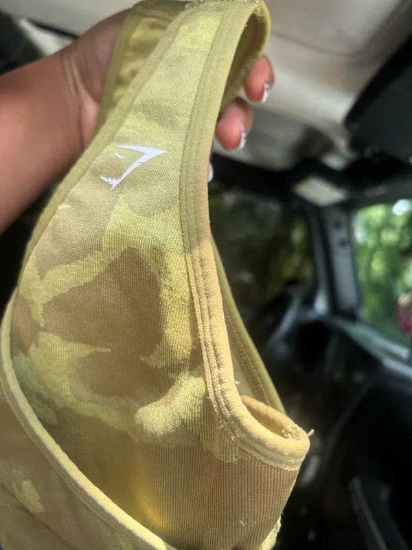 Gymshark Sports Bra Camo Green - Image 6