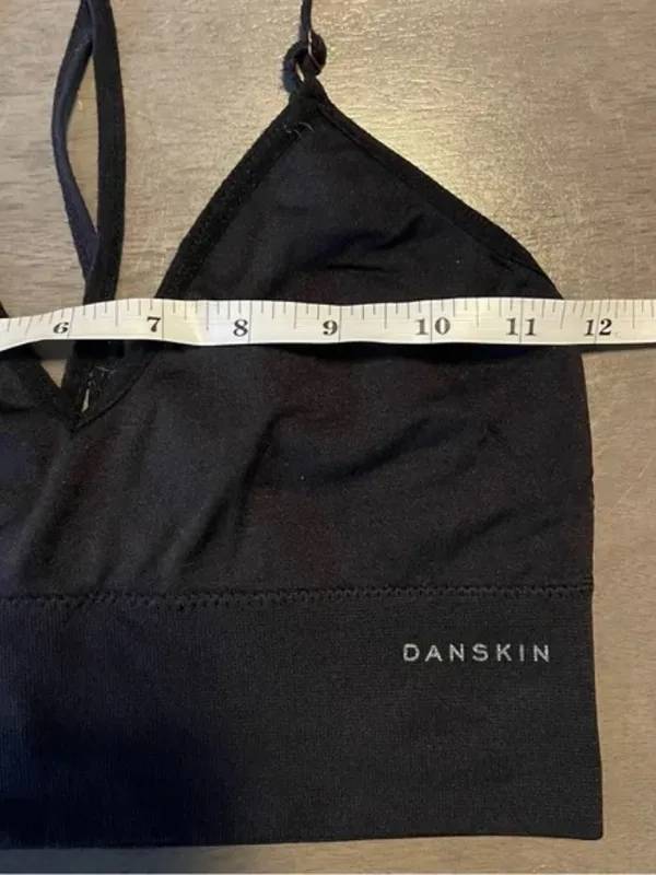 Danskin Longline Bralette Set - Grey & Black - Image 5