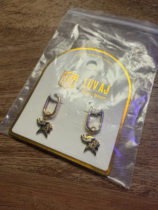 Minnesota Vikings NFL earrings - Image 5