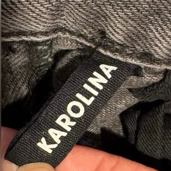 GRLFRND Karolina High Rise Straight Jeans Montego Bay Wash Button Fly Sz 23💛 - Image 11
