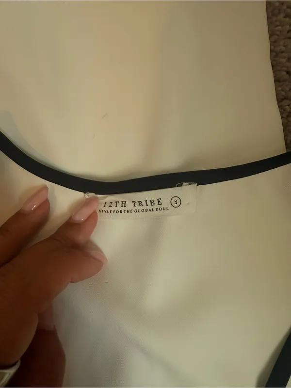 12th Tribe White and Black Pant Set - Image 6