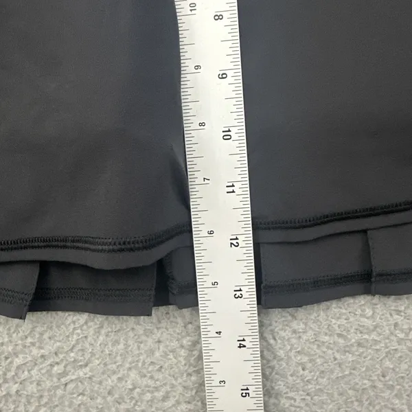 Lululemon Run Pace Setter Skirt Skort Black Athletic Athleisure Tennis Women's 8 - Image 9