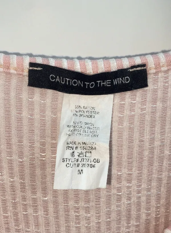 Caution to the Wind Ribbed Dress Medium - Image 3