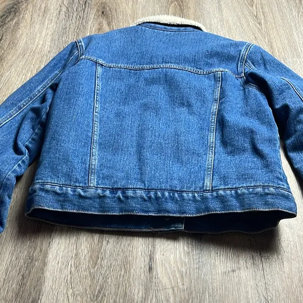 PacSun Sherpa Lined Jean Jacket Size XS - Image 10