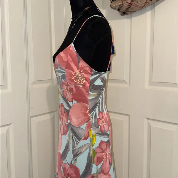 Lovely Day Floral Midi Dress in Pink and Yellow - Image 5