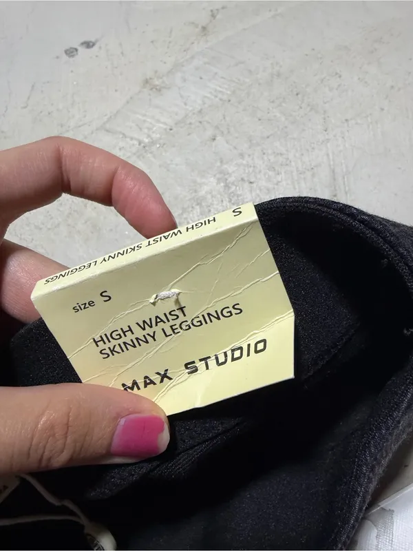 Max studio NWT high waist skinny leggings small MSRP$98 - Image 9