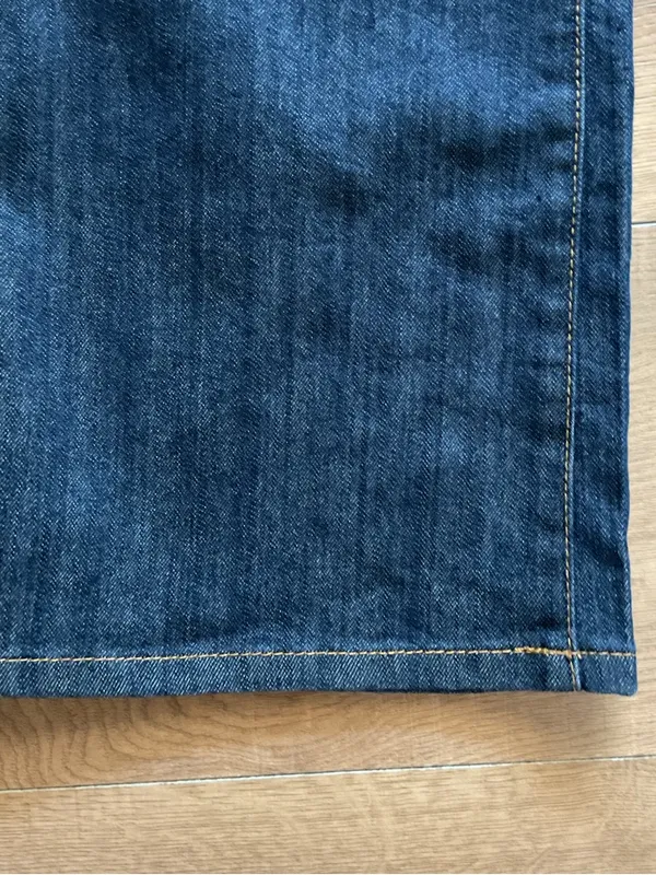 Michael Kors Blue Flare Jeans Size 12 Stretch Denim Mid Rise Classic Fit Flare - Image 5