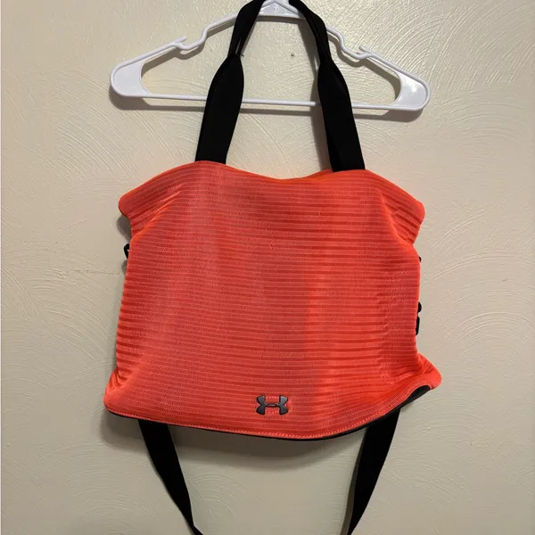 Under Armour Orange Tote with Black Handles - Image 6