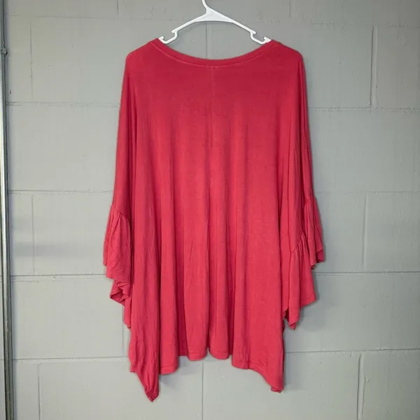 Anthropologie Akemi + Kin Capa Fluttered Tunic in Pink Women’s Sz M/L Oversized - Image 6