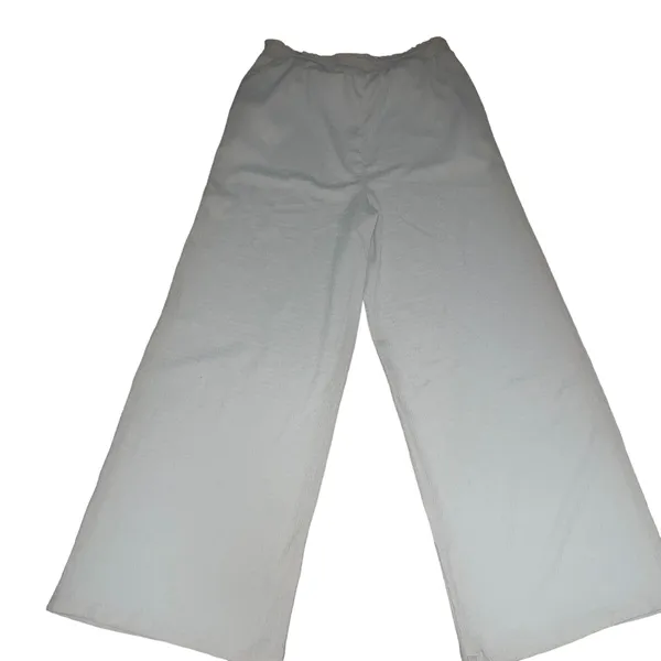 Bar lll Ivory Gauze Wide Leg Pants - Image 2