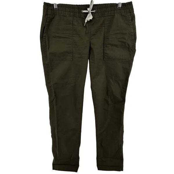 Vuori Vintage Ripstop Pant Dura Terra Cotton Pockets Raw Hem Dark Oregano Small - Image 2
