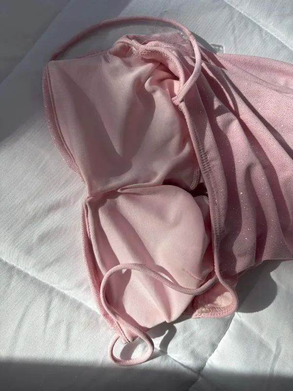 Pink Sparkly Windsor Dress - Image 5