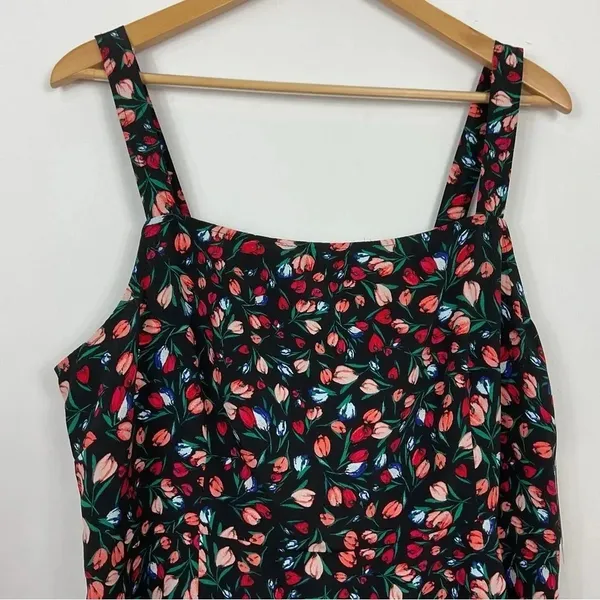 BP. Easy Tank Black Tulip Floral Mini Sleeveless Dress Size XL‎ - Image 2