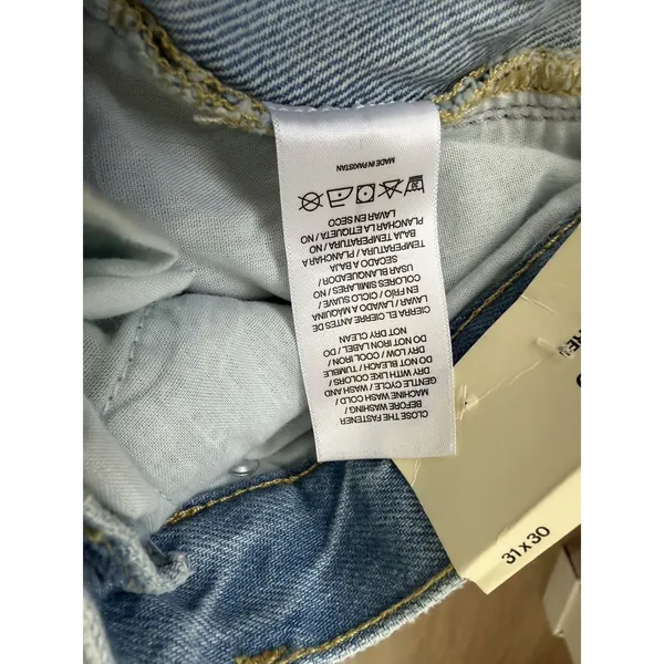 NEW Cake The Label Womens Barrel Jeans Baggy Wide Leg 31 X 30 - Image 14