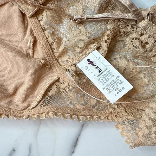 Aerie Joy Lace Padded Longline Bralette - Image 6