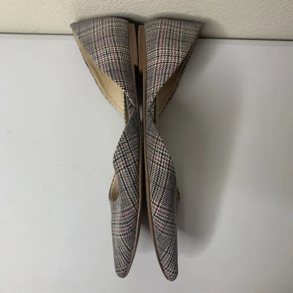 Sam Edelman Rodney D'Orsay Flats Glen Plaid Pattern Sz 9 Pointed Toe - Image 6